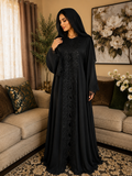 2-Piece black Abaya Set