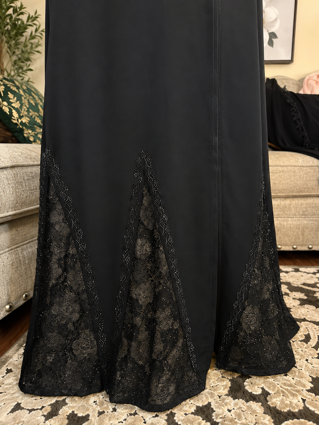 2-Piece black Abaya Set 🇦🇪