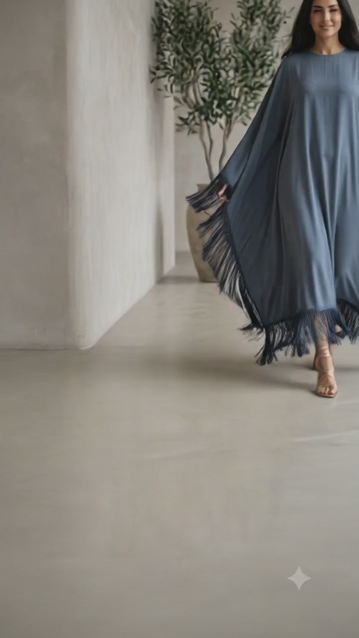 NEW blue abaya